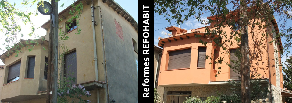 7 reforma de fachada casa unifamiliar en vallès